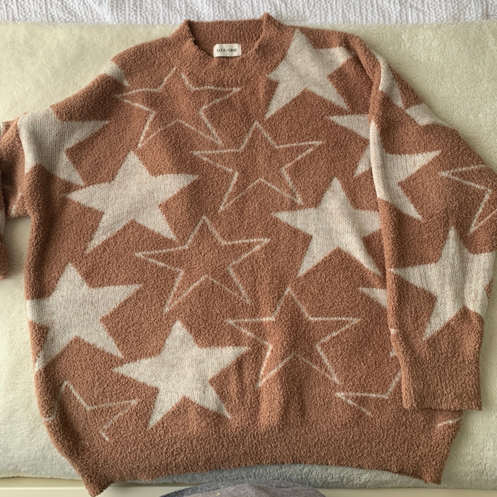 COPY - Luca + Grae: Cozy Star Sweater